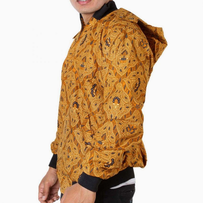 jaket batik, batik hoodie