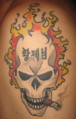 tattoo smoking,  skull tattoo design, art of tattoo