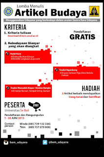 lomba menulis artikel 2015