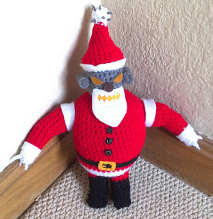 Robot Santa free crochet pattern