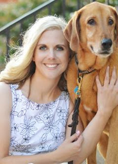 Michelle Huntting and her Bloodhound mix, Boy