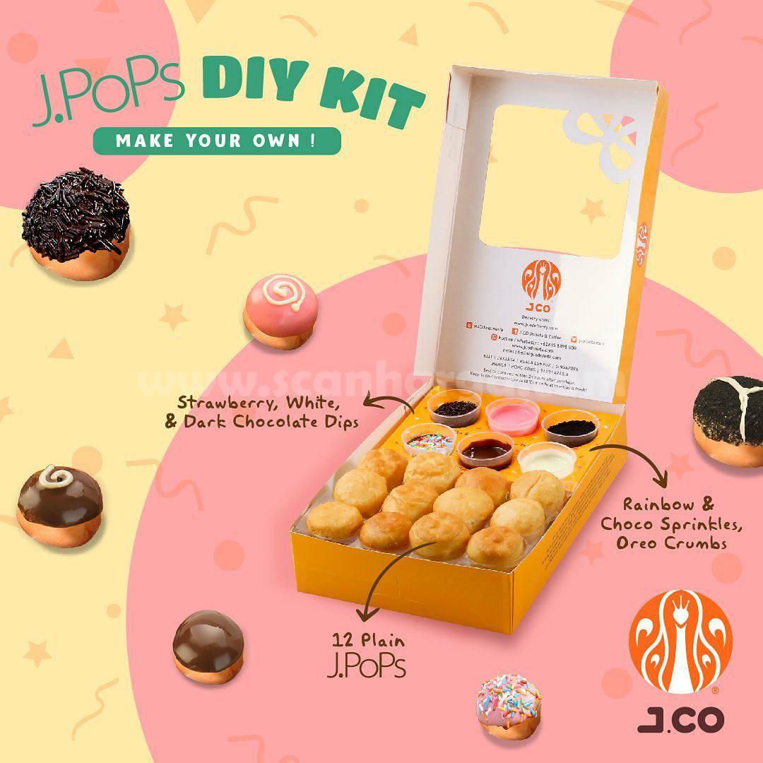 JCO JPOPS DIY KIT dari JCO | Harga hanya Rp. 54.000