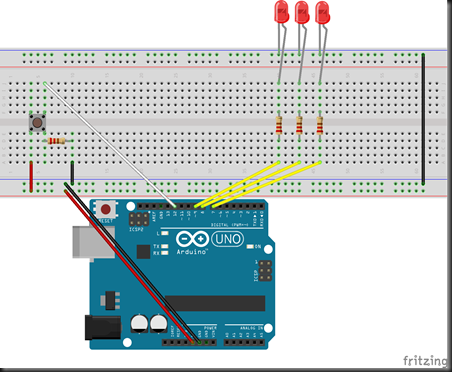 One Button Three Functions