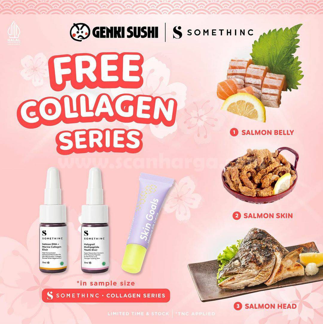 Promo GENKI SUSHI GRATIS Somethinc Collagen Series