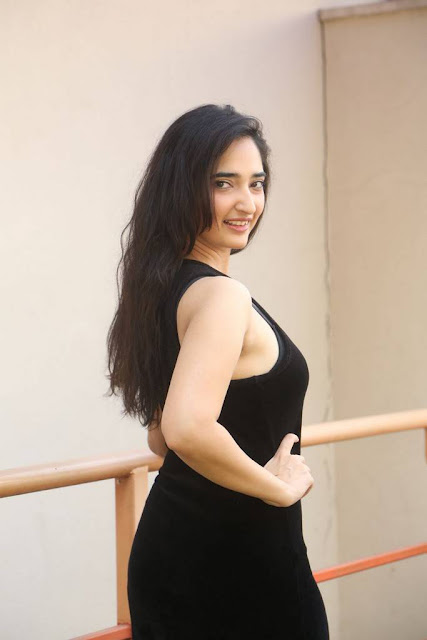 Radhika hot pics in black dress