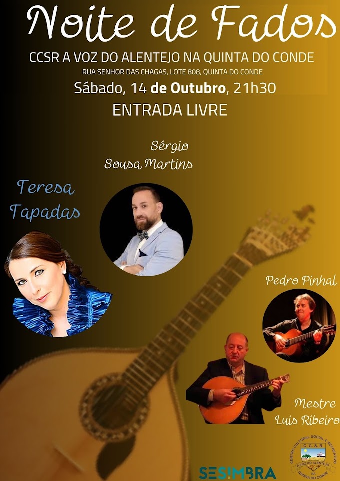 QUINTA DO CONDE | Noite de Fados n'A VOZ DO ALENTEJO