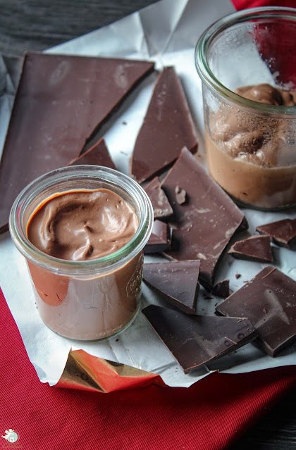 veganes Dessert mit Schokolade