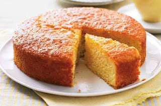 Lighter lemon drizzle cake