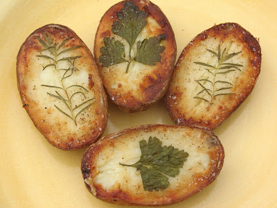 (Fresh herbs are the “tattoos” for this easy potato recipe)