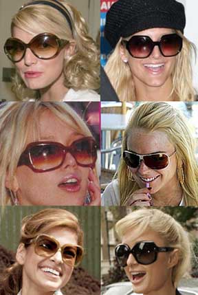 celebrity sun glasses