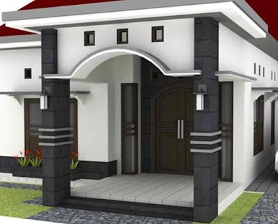 model teras rumah sederhana terbaru