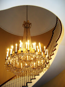 Chandelier at the Georgia Governor's Mansion