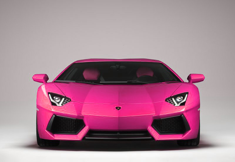 Pink Lamborghini Aventador 800x552