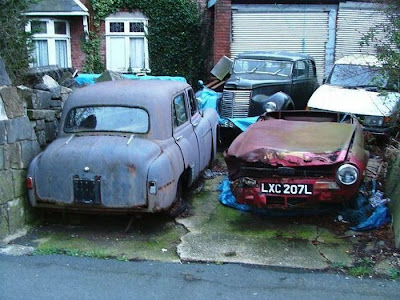 abandoned cars