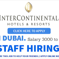 Hotel jobs in Dubai / Intercontinental hotel Vacancies Apply online