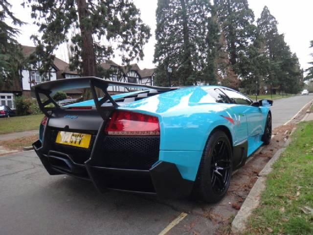  coloured Lamborghini LP670 SV which has recently been put up for sale