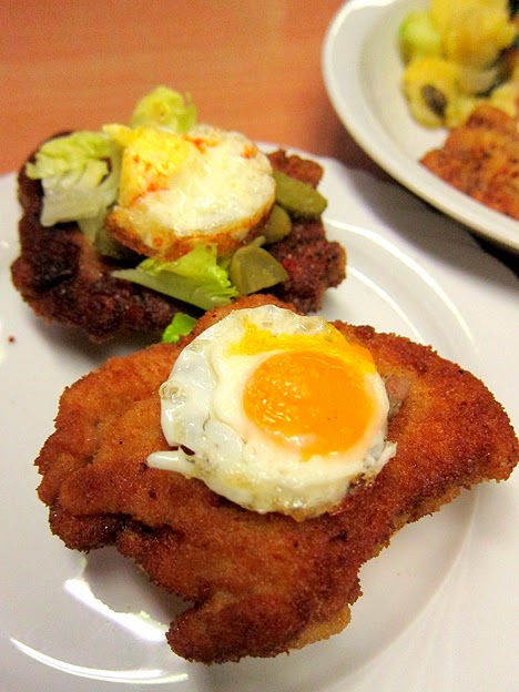 original wiener schnitzel rezept lafer - Wiener Schnitzel mit steirischem Kartoffel Gurken Salat á la 