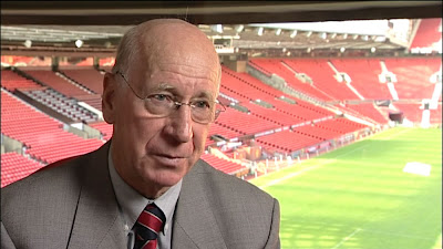 sir bobby charlton manchester united old trafford