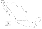 DIBUJOS DEL MAPA DE MEXICO (mapa de mexico en blanco para colorear pintar)