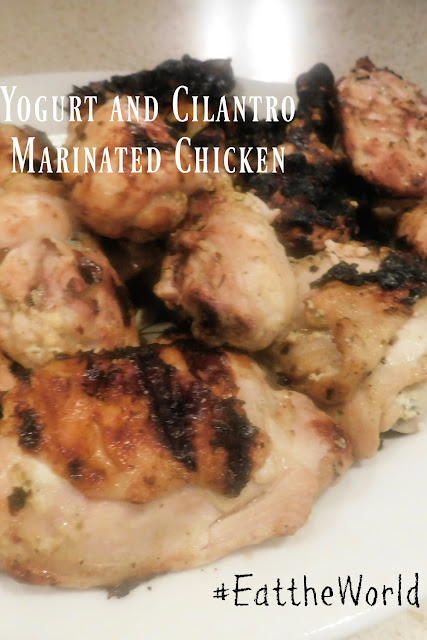 Yogurt and Cilantro Marinated Grilled Chicken