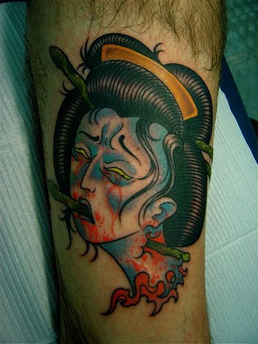 geisha tattoo217