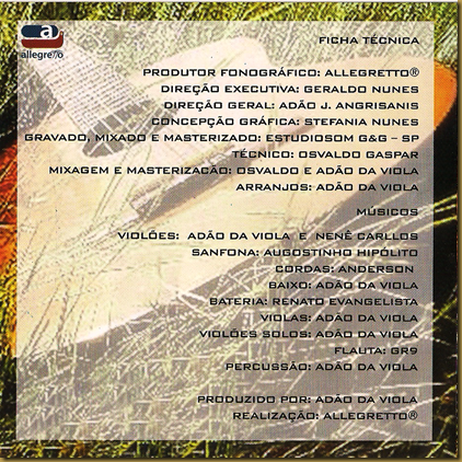 Nene e Adão 01 - Contracapa