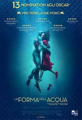 La forma dell'acqua (The Shape of Water) - Locandina, cinema