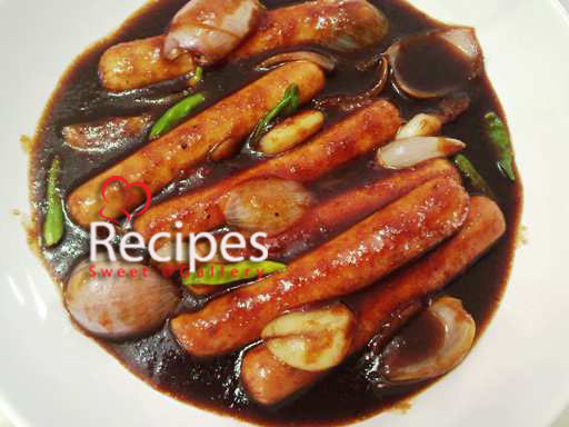 Sweet@Recipes Gallery by ~ IZaN: Sosej masak kuah lada hitam