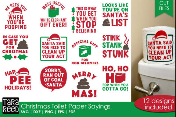 Christmas Toilet Paper Sayings