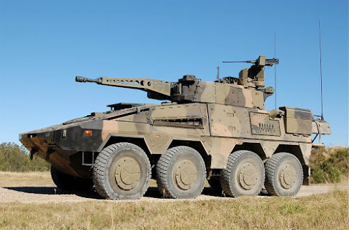 New Boxer CRV 8x8 armored reconnaissance vehicle for the Australian army. (Picture source Twitter account DTR Magazine)