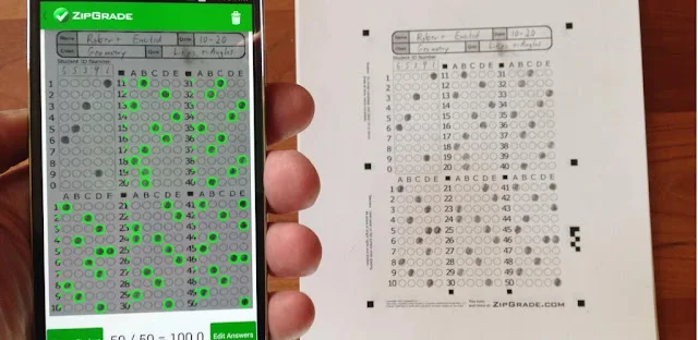 Download zipgrade application for automatic correction of exams for Android