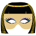 Máscara de Cleopatra para imprimir
