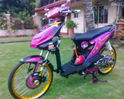 Modifikasi Honda Beat Drag Race