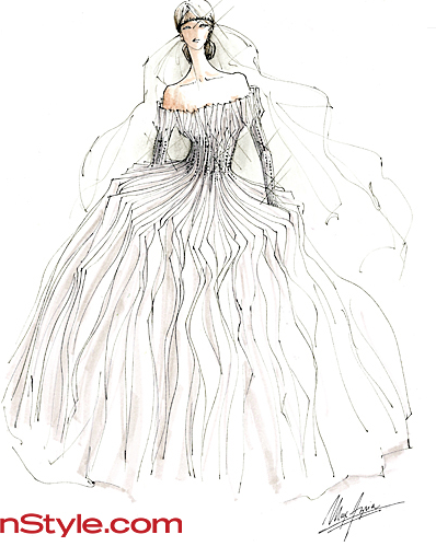 kate middleton wedding dress designer sketches. Middleton#39;s wedding dress.