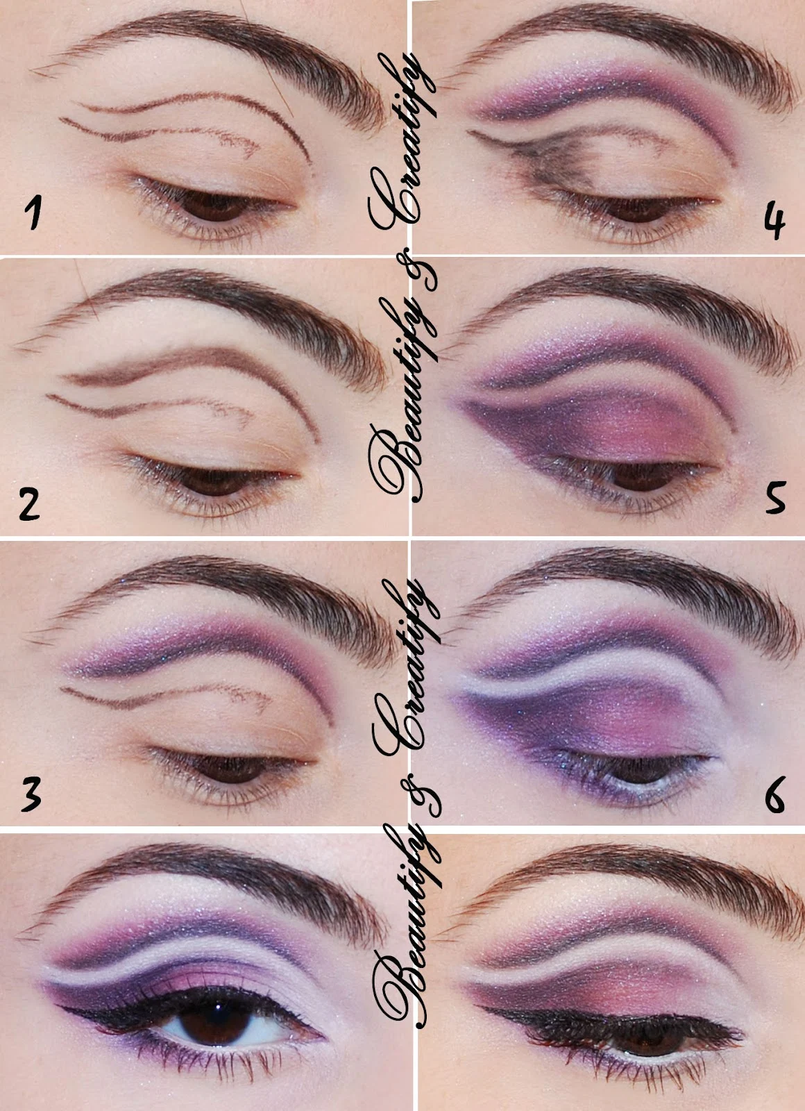 Inverse Cut Crease Eye Look