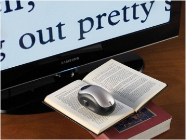 wireless page to tv magnifier