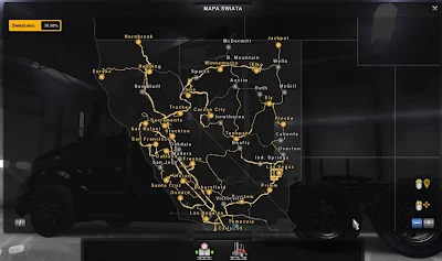 American Truck Simulator Download New Cities in Nevada and California Map MODs