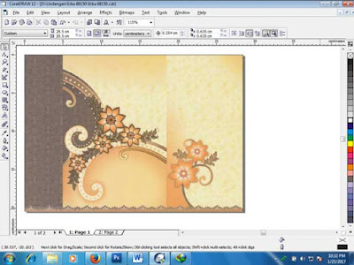 Cara Setting Undangan pada Corel Draw