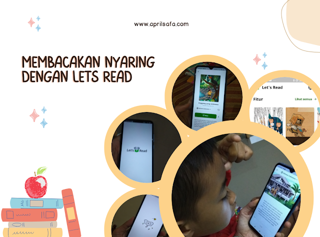 buku digital lets read membaca dengan gadget
