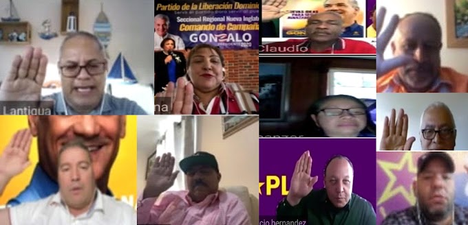 Juramentan comando de campaña del PLD en Nueva Inglaterra 