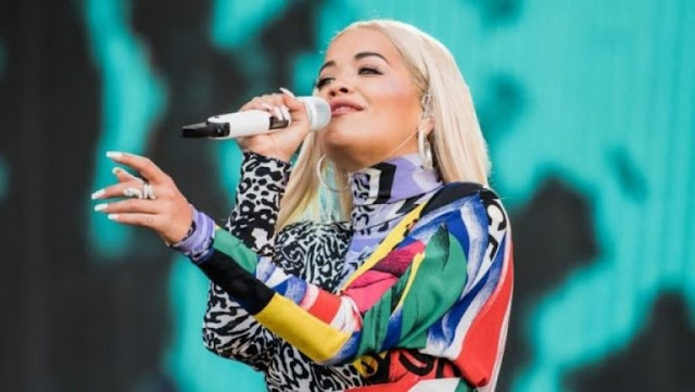 Rita Ora in Zara on August 30, the city inhabited by the Arbëresh