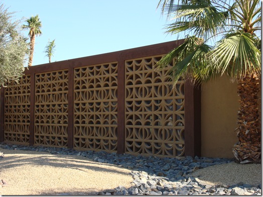 Palm Springs Modern Architecture and the Use of Screen Block