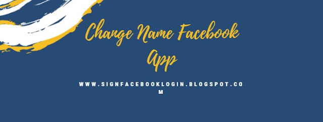 Change Name Facebook App