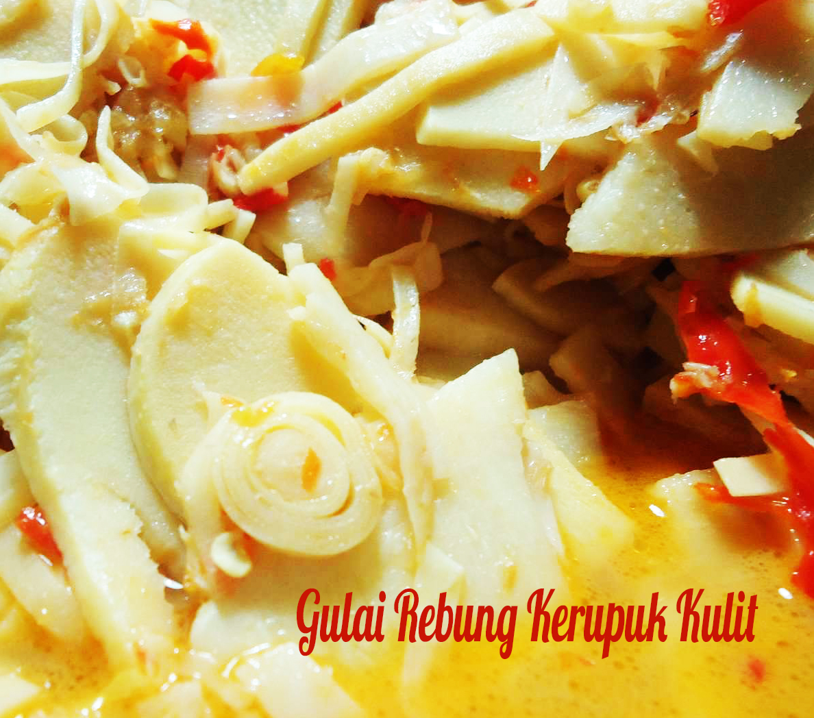 Gulai Rebung Kerupuk Kulit  Resep Masakan Praktis Rumahan 