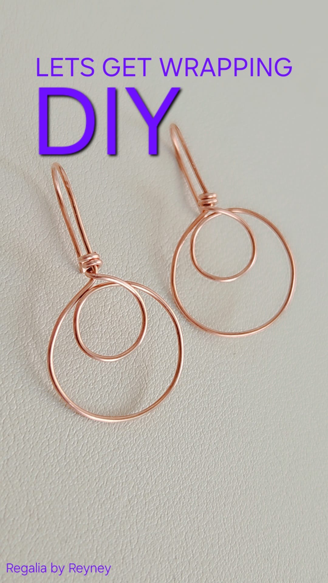 Simple Wire Wrap Ear Earrings - Beginner Free Jewellery Tutorial