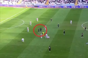 Soccer player gets red card for slapping OWN teammate