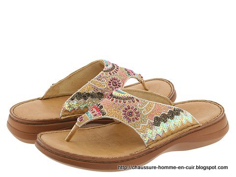 Chaussure homme en cuir:LOGO633314
