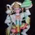 Hanuman Ji Colourfull Marble Statue ( Hanuman Colorfull Marble Murti )