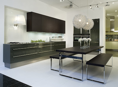 exclusive luxury kitchen black cabinets