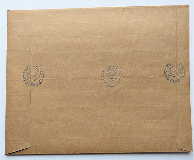 Backside of attested mark sheets envelope given by SFC
